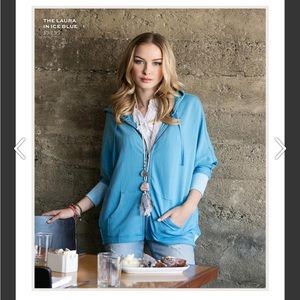 Evy’s Tree “Laura” Hoodie in Icy Blue